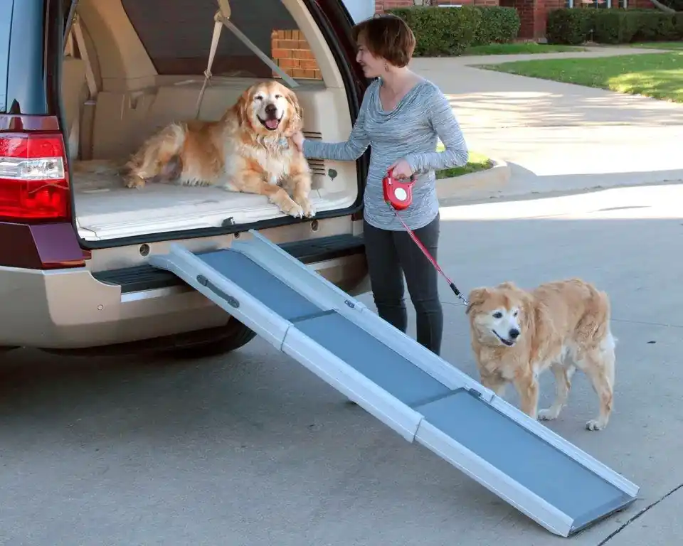 Speciale Aanbieding Compact telescoping dog Ramp- Tri-Scope
