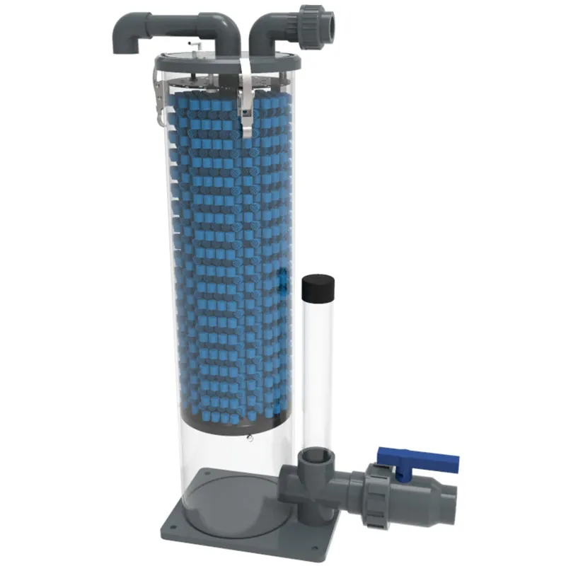 Nieuw Aquaforte Tornado III
eiwitafschuimer met kogelkraan en bioringen