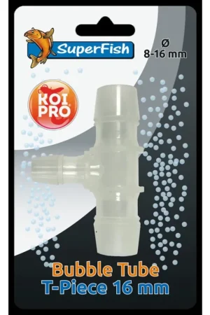 Actieprijs Koi Pro Bubble Tube T-Stuk 16 mm
T-verbinding voor beluchtingsslang