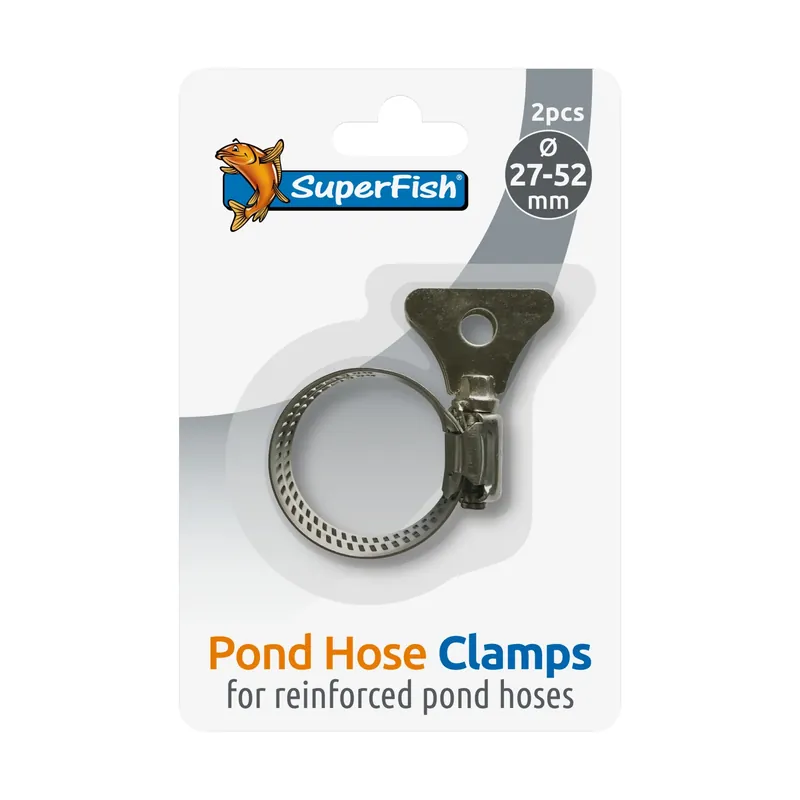 Meest Verkocht Superfish Slangklem RVS 27-52mm
set van 2 klemmen met vleugelmoer