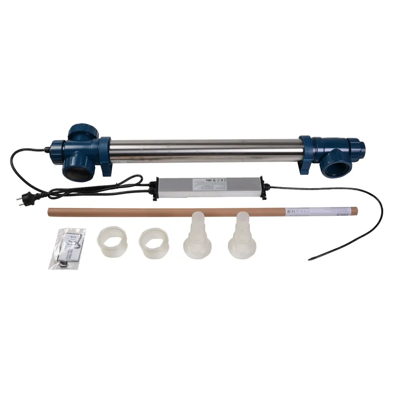 Aquaforte RVS Power UVC Unit 75 Watt T5
UV-C unit met RVS behuizing voor vijvers tot 75.000 liter Exclusieve Aanbieding
