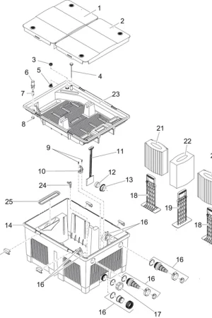 Must-Have Oase Vervangspons rood BioSmart 18000-36000