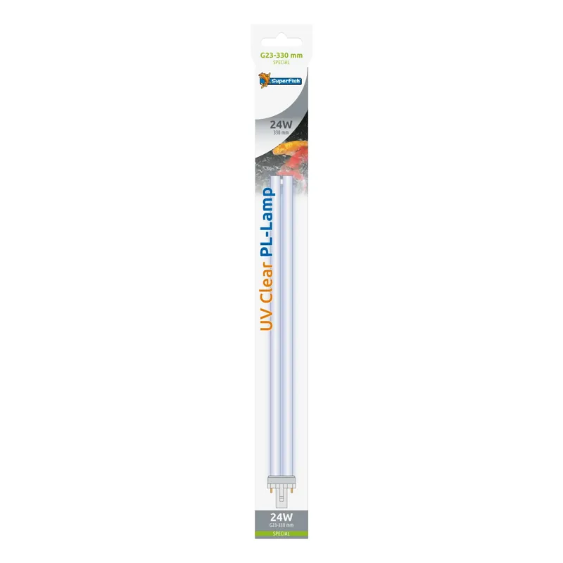 Actieprijs Superfish UV PL Lamp 24W G23 330 mm
vervanglamp voor PondClear UV-C