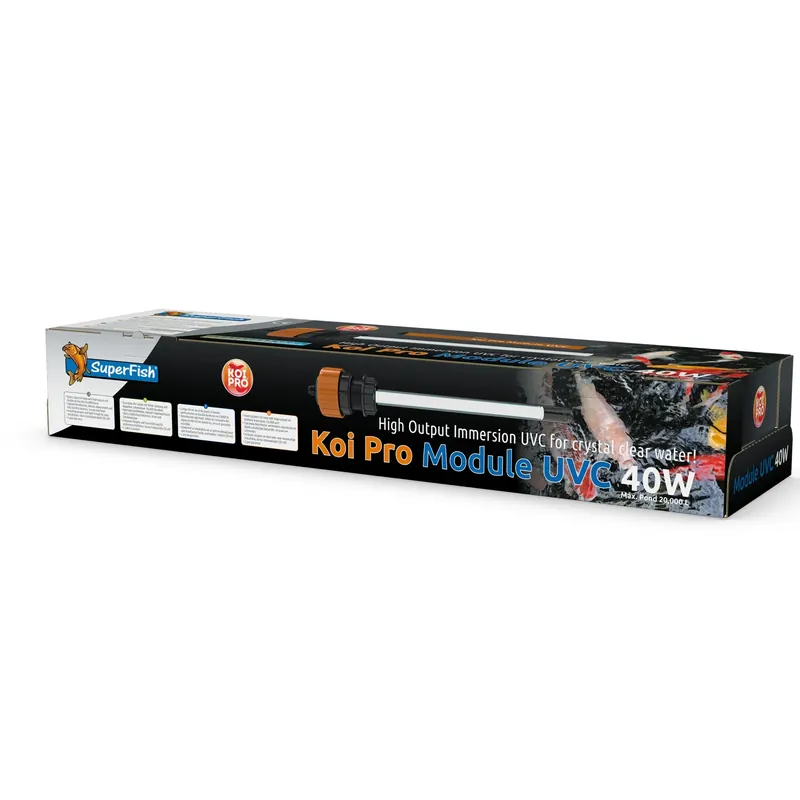 Koi Pro Module 40W High Output
UV-C vervangmodule voor helder vijverwater Beperkt Aanbod