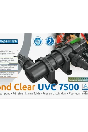 Betaalbaar Superfish Pondclear UV-C 9 Watt
Helder vijverwater tot 7.500 liter