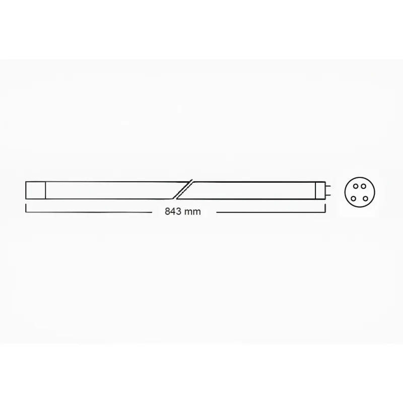 Filtreau UV-C Select Vervanglamp 40W T5
Amalgaam met witte fitting 843 mm Snelle Levering