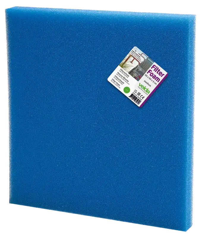 Velda Filter Foam blauw 50x50x2 cm
medium filterschuim op maat te snijden Gecertificeerd