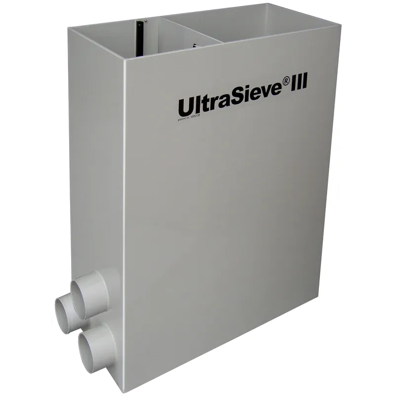 AquaForte UltraSieve III 300 (3 ingangen)
zwaartekracht zeefbochtfilter tot 300 micron Finale Uitverkoop