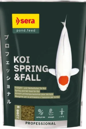 Fabrieksprijs Sera Koi Professional Spring/Fall 2.200 gram
koivoer voor lage watertemperaturen