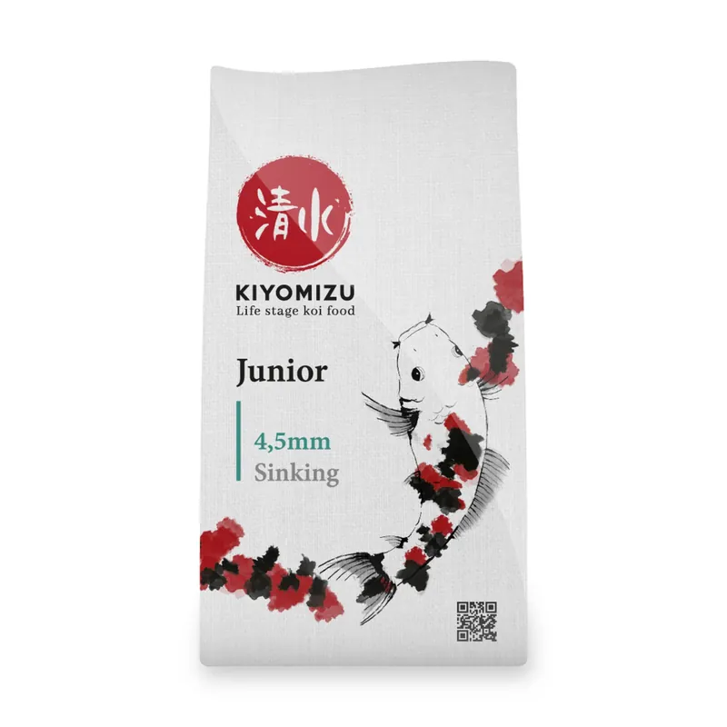 Aanbieding Kiyomizu Junior 4,5 mm Sinking 18 kg
zinkend groeivoer voor jonge koi