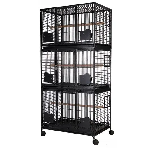 Filght cage Triple grijs Koopje