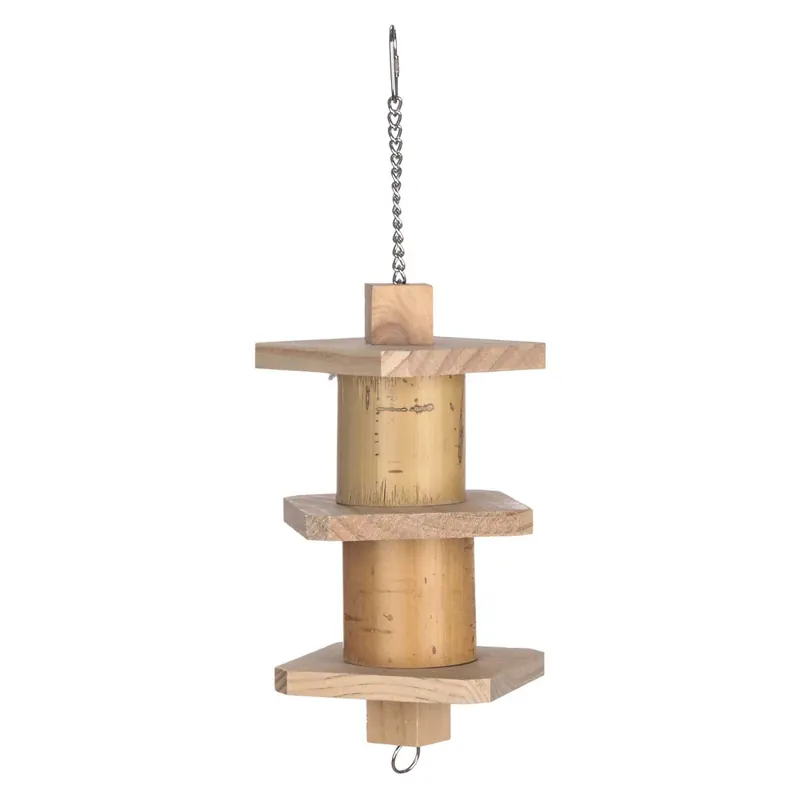 Seizoensaanbieding Papegaaienspeeltje Bamboo Treat