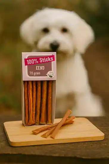 100% Eendensticks – 70 gram Betrouwbaar