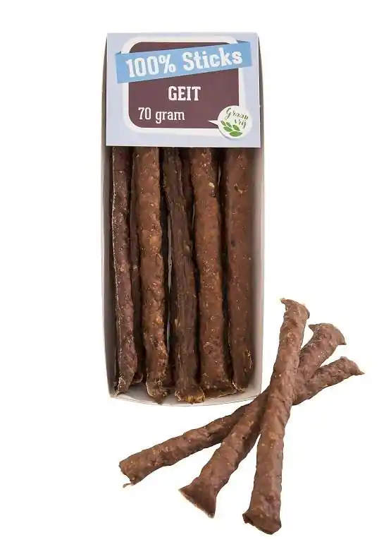 100% Geitensticks – 70 gram Hoge Kwaliteit