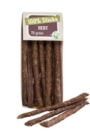 100% Hertensticks – 70 gram Direct Beschikbaar