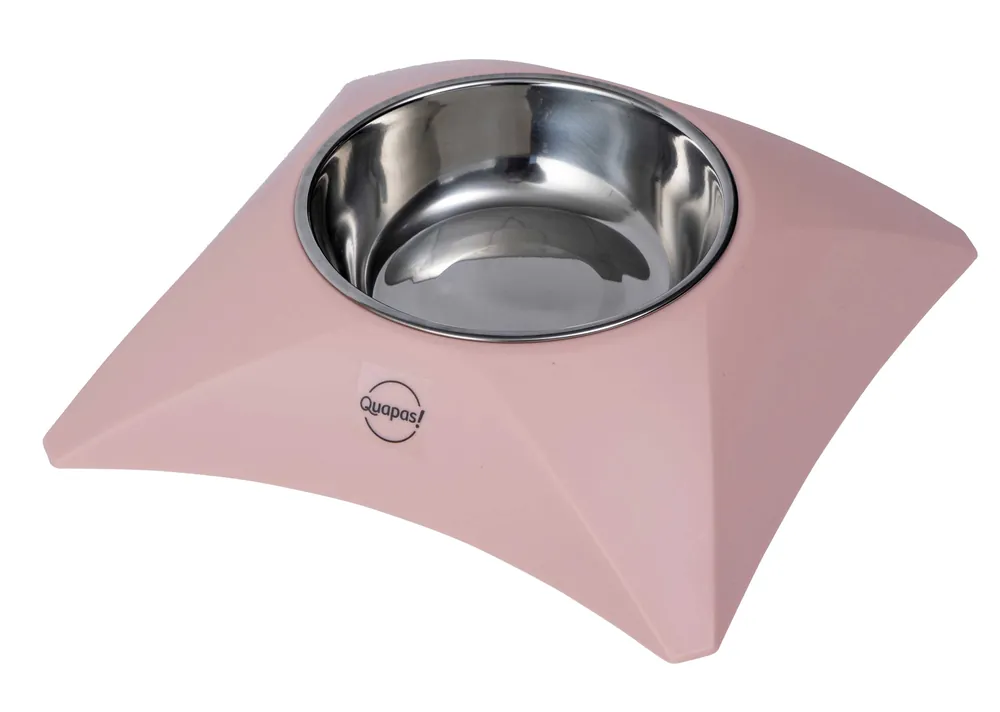 Quapas! Cat bowl Soft pink Betrouwbaar