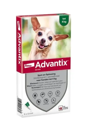 Advantix 40-200 6 Pipetten tot 4kg Finale Uitverkoop