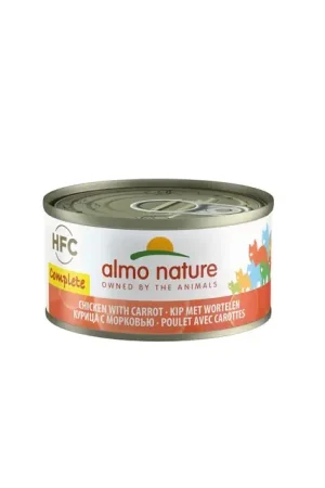 Aanbieding Almo Nature Complete Kattenvoer Kip-Wortelen 70gram