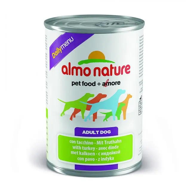 Almo Nature Dailymenu Hondenvoer Kalkoen 400gr Laatste Kans