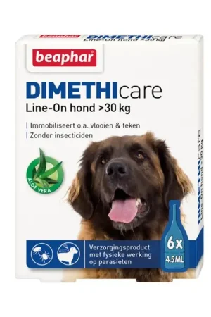 Beste Prijs Beaphar Dimethicare Line-On Hond 6 Pipetten >30 kg