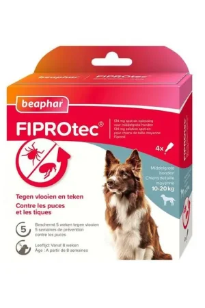 Speciale Aanbieding Beaphar Fiprotec Spot On Hond 10-20kg 4Pipetten