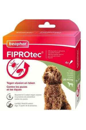 Beaphar Fiprotec Spot On Hond 20-40kg 4Pipetten Gratis Retour