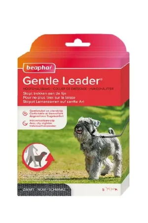 Beaphar Gentle Leader Hoofdhalsband Small Zwart Laatste Kans