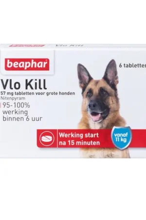 Beaphar Vlokill+ Hond 6 Tabletten Vanaf 11kg Weekendaanbieding