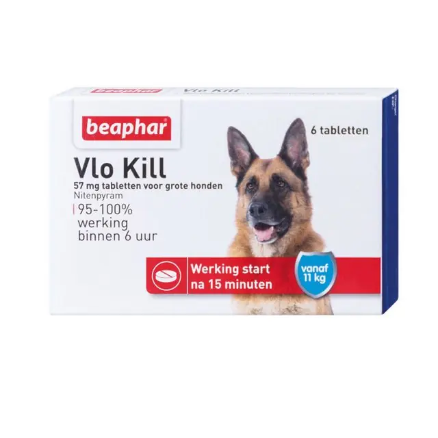 Beaphar Vlokill+ Hond 6 Tabletten Vanaf 11kg Weekendaanbieding