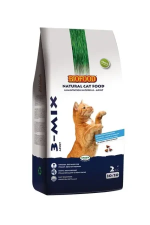 Aanbieding Biofood Kattenbrokjes 3-Mix 2 kg