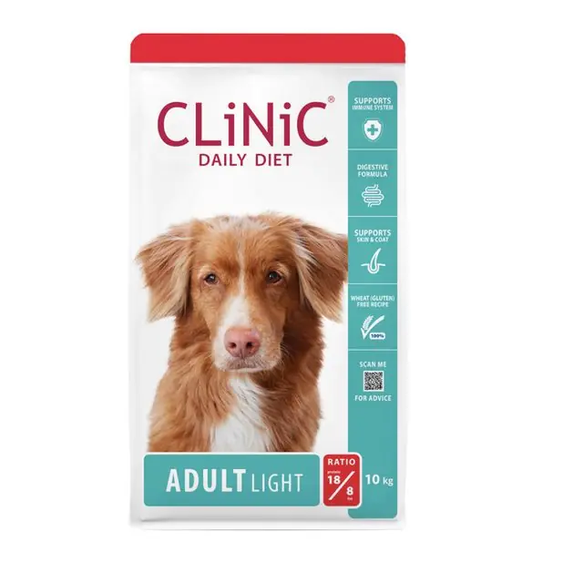 Exclusieve Aanbieding Clinic Adult Light Hondenvoeding Eend en Kip 10kg