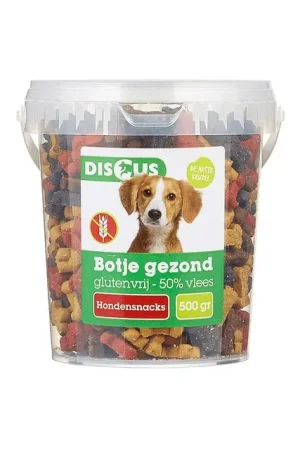 Speciale Aanbieding Discus Botje Gezond Mix Hondensnack Glutenvrij 500 gr