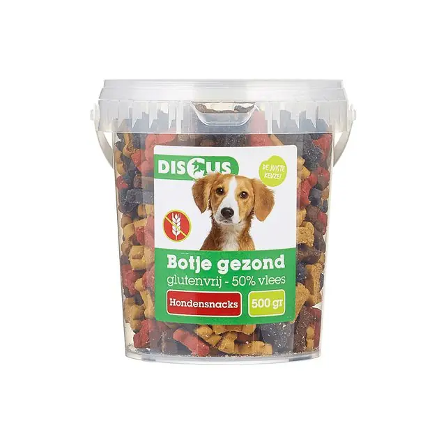 Speciale Aanbieding Discus Botje Gezond Mix Hondensnack Glutenvrij 500 gr