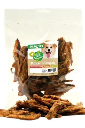 Weekendaanbieding Discus Kippenvleugels Hondensnack 200 gram