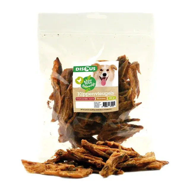 Weekendaanbieding Discus Kippenvleugels Hondensnack 200 gram