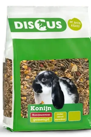 Discus Konijnenvoer Plus 15 kg Op = Op