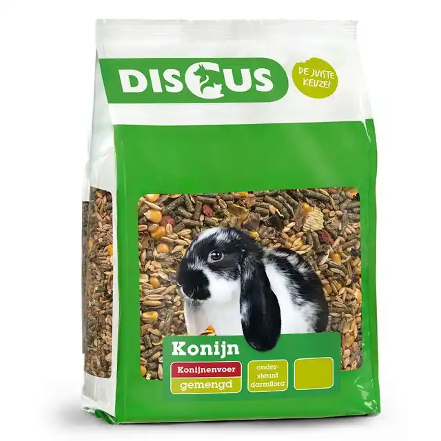 Discus Konijnenvoer Plus 15 kg Op = Op
