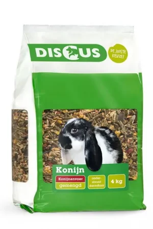 Aanbieding Discus Konijnenvoer Plus 4 kg