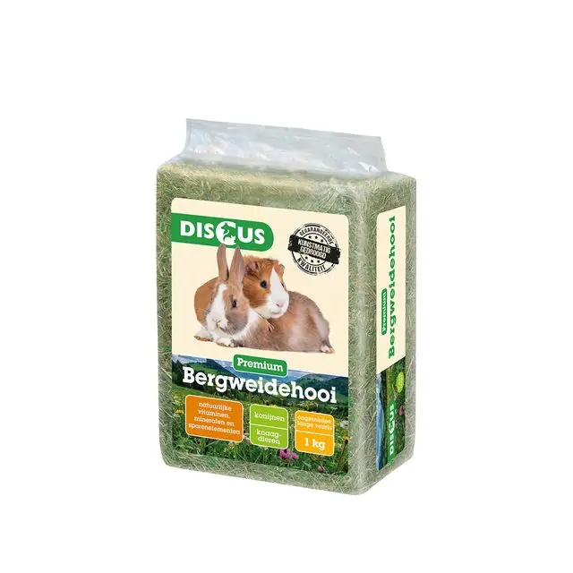 Koop Online Discus Premium Gedroogd Bergweidehooi 1 kg