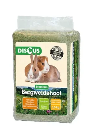 Gereduceerde Prijs Discus Premium Gedroogd Bergweidehooi 3,5 kg