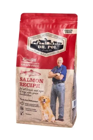 Aanbieding Dr. Pol Zalm Hondenvoeding Graanvrij 2 kg