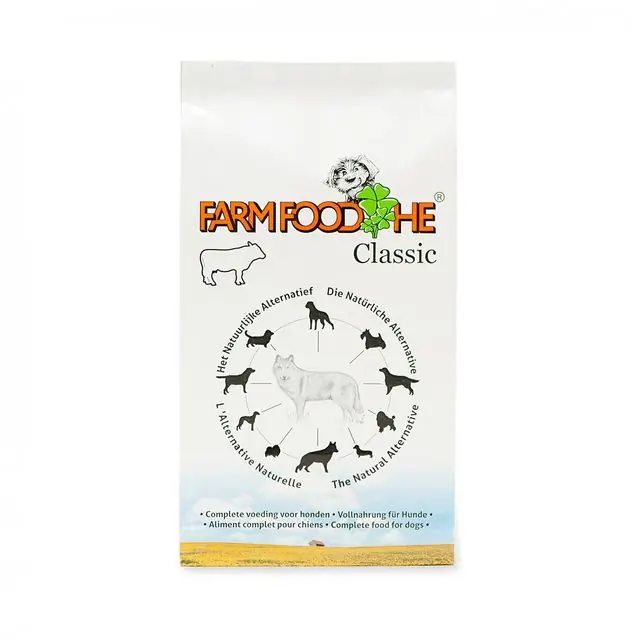 Gereduceerde Prijs Farm Food He Classic Hondenvoer 4 kg