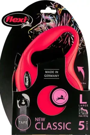 Veilige Betaling Flexi Rollijn Classic Tape Large Rood 5 m
