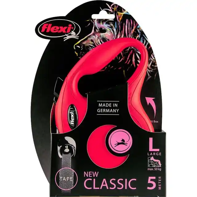 Veilige Betaling Flexi Rollijn Classic Tape Large Rood 5 m