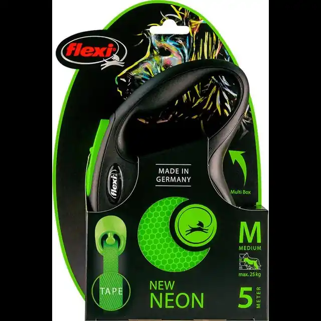 Lage Prijs Flexi Rollijn New Neon Tape Small Groen 5 m