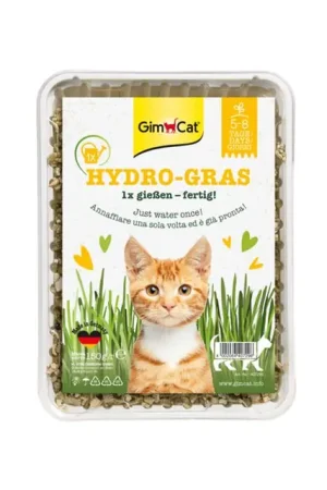 Actieprijs GimCat Kattensnack Hydro-Gras 150 gr