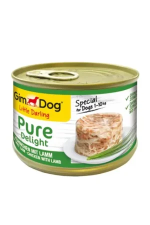 Actieprijs GimDog Little Darling Pure Delight Hondenvoer Kip&Lam 150gr