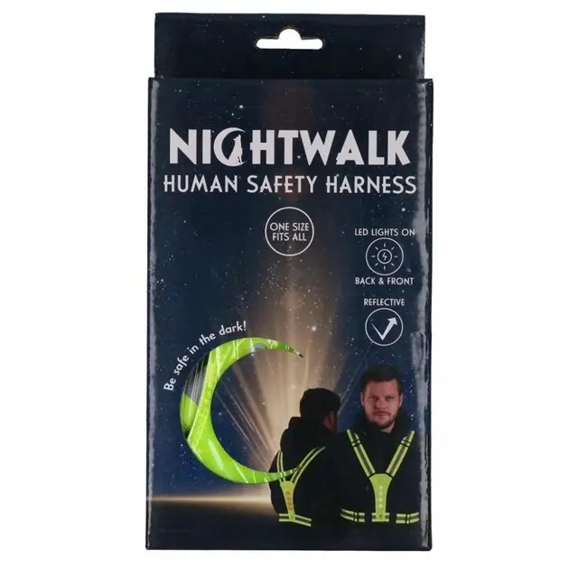 Tijdelijk Beschikbaar Nightwalk Human Saf Harness Yel