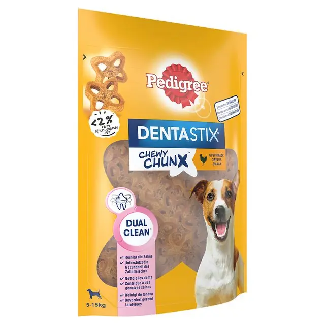 Snelle Levering Pedigree Dantastix Chewy Chunx Hondensnack Mini 68gram