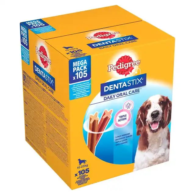 Veilige Betaling Pedigree Dentastix Medium Kauwstaaf Gebitsverzorgende Hondensnack 105 Stuks